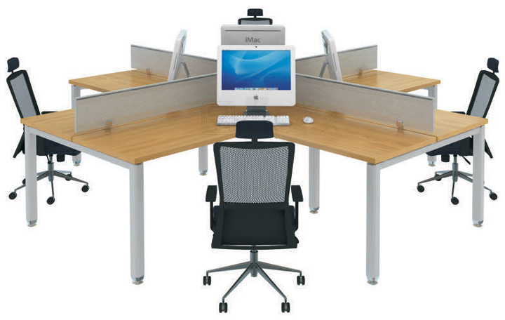 辦公臺|鋼木職員臺|辦公家具|鋼木職員臺