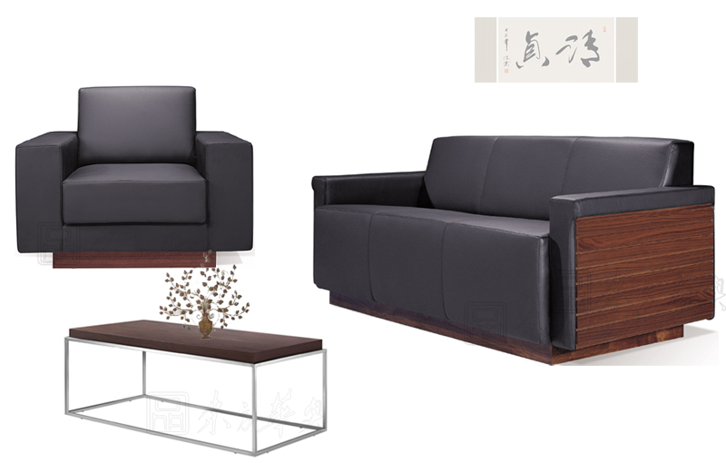 現(xiàn)代真皮沙發(fā)